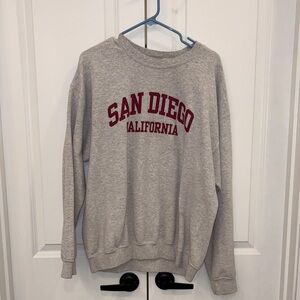 San Diego Crewneck Sweatshirt Size Large